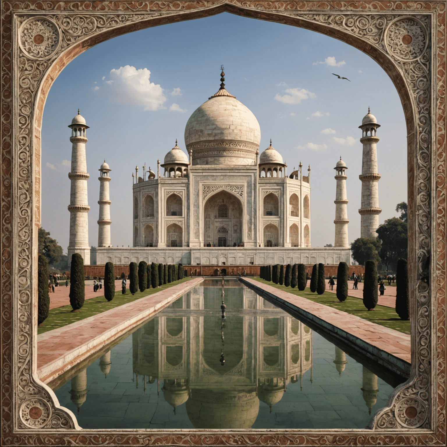 Taj Mahal representing visa assistance for India